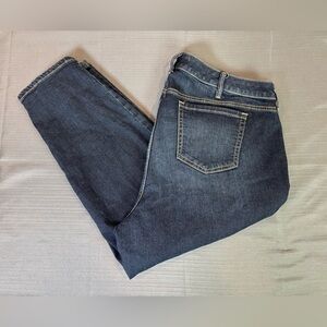 Torrid First At Fit Skinny Jeans Womens 24XS Dark Wash Stretch Denim Plus Size